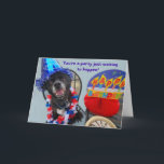 Party Dog Funny Birthday Karte<br><div class="desc">Clifford der Hund ist ein Party Tier! Vergewissern Sie sich,  dass Ihr am meisten Fell-tastischer Freund bereit ist zu feiern!</div>