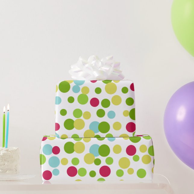 Party Dots Wrapping Paper Geschenkpapier (Partygeschenke)
