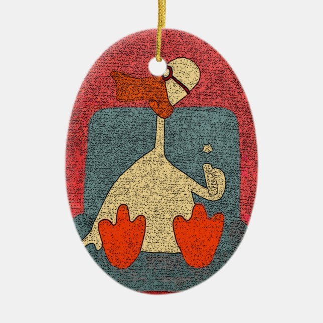 Party Duck Ornament (Vorne)