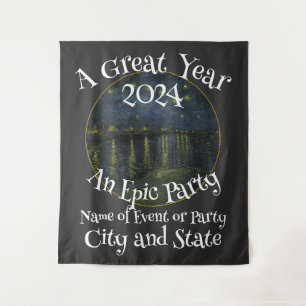 Party ein großartiges Jahr und ein episches Party Wandteppich