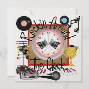 Party eines Royally Rockin' Race Car - SRF Einladung