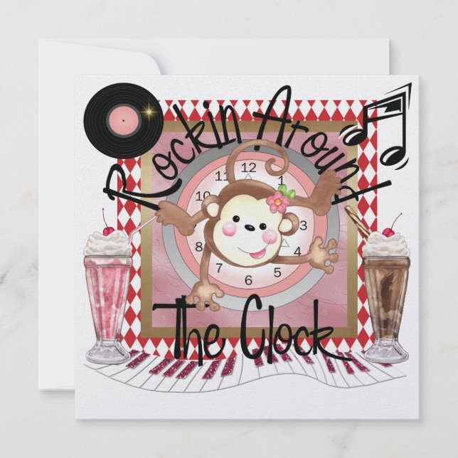 Party eines Royally Rockin - SRF Einladung (Vorderseite)