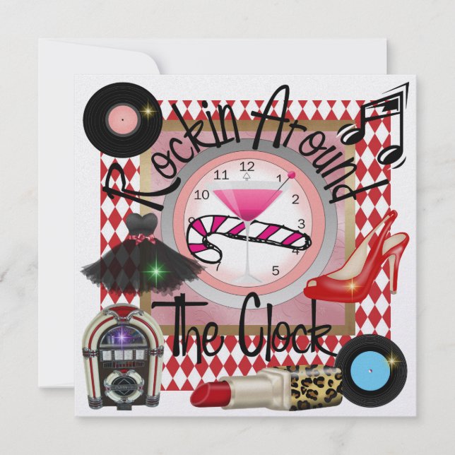 Party eines Royally Rockin - SRF Einladung (Vorderseite)