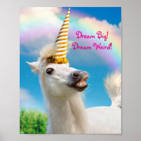 Party Einhorn und Regenbogen