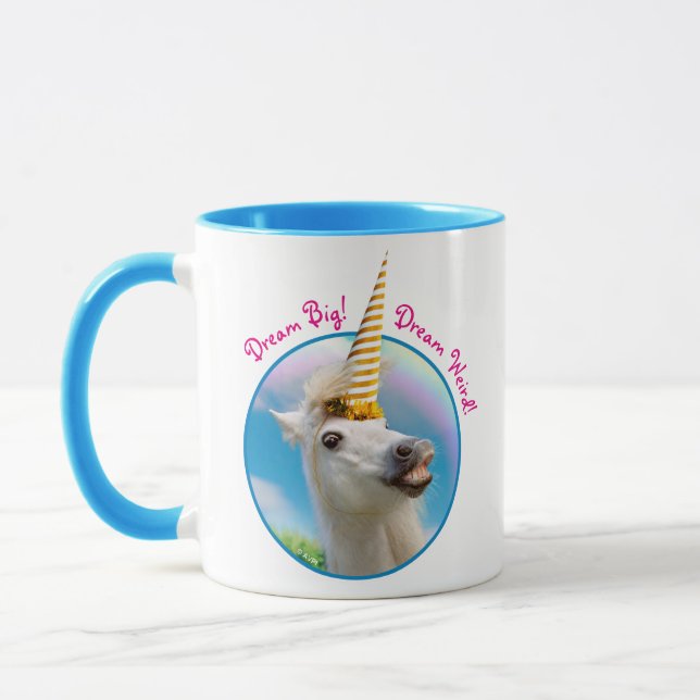 Party Einhorn und Regenbogen Tasse (Links)