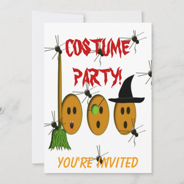 Party Einladung (Vorderseite)