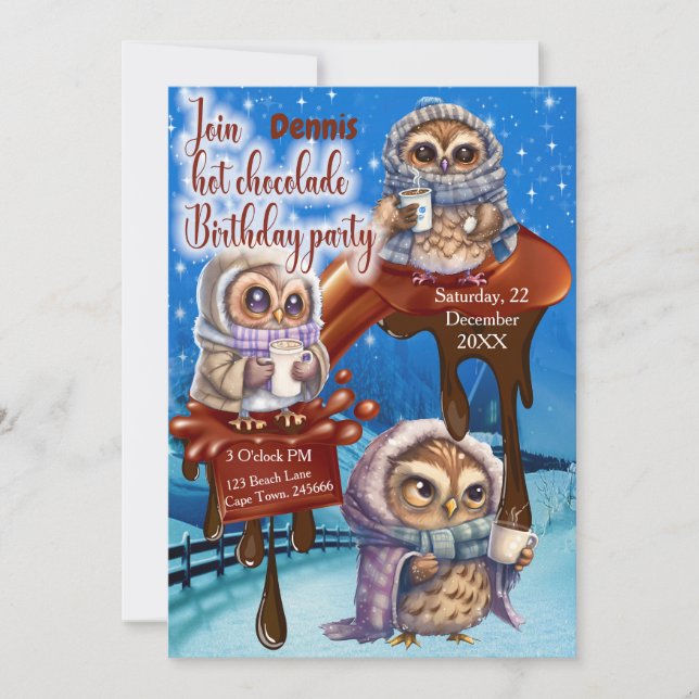 Party Einladung (Vorderseite)