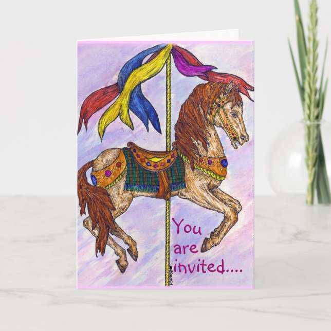 Party Einladung (Vorderseite)