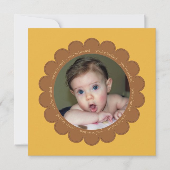 Party Einladung (Vorderseite)