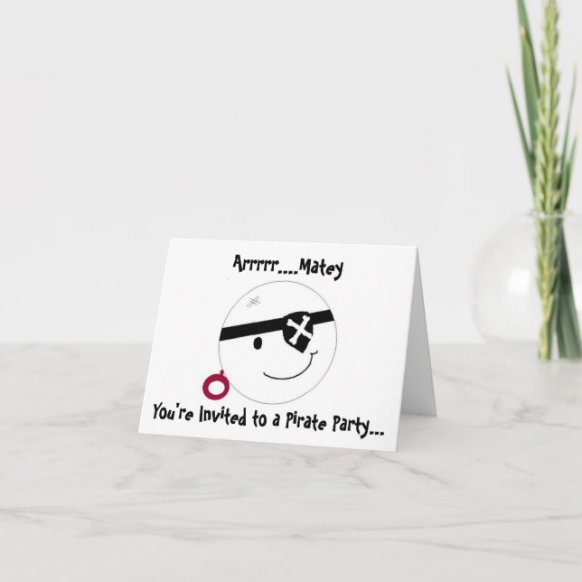 Party Einladung (Vorderseite)