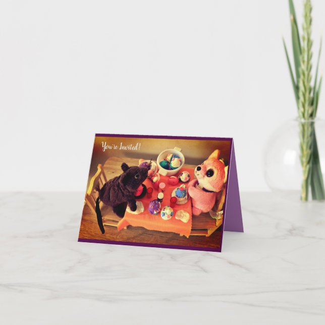 Party Einladung (Vorderseite)