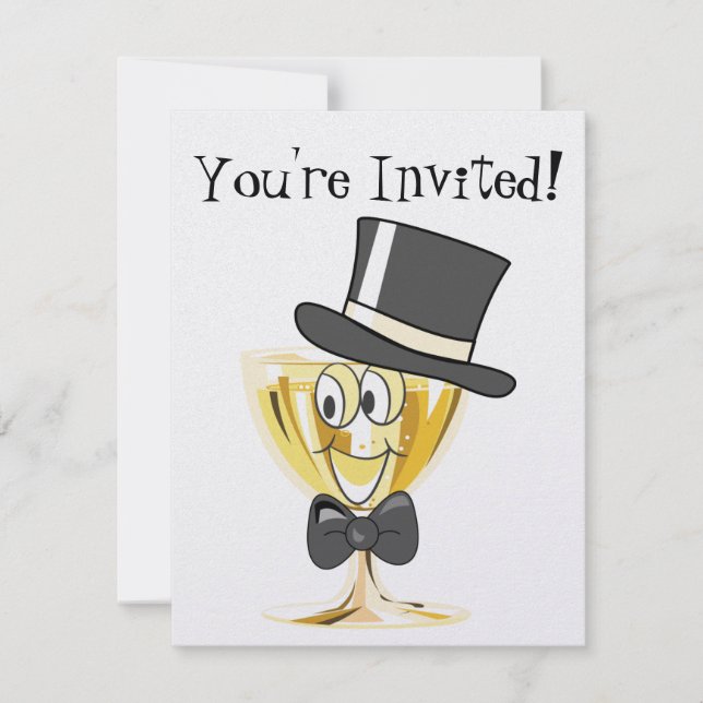 Party Einladung (Vorderseite)