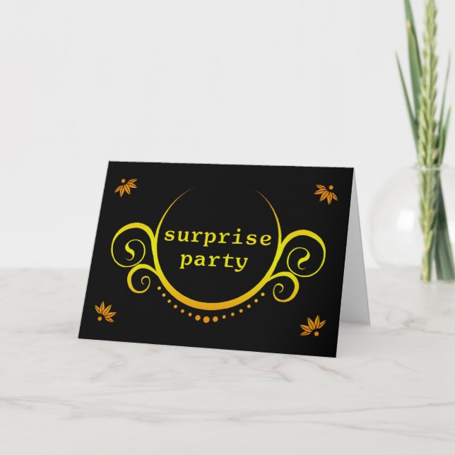 Party Einladung (Vorderseite)