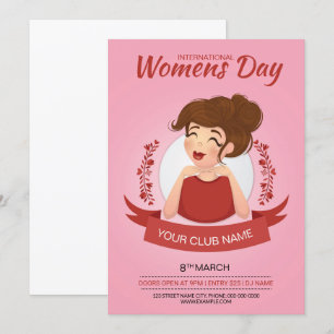 Party Einladung am Frauentag