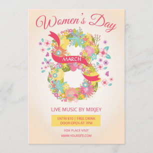 Party Einladung am Frauentag