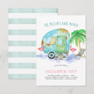 Party Einladung   Aquarellzug