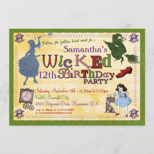 Party Einladung - Assistent von Oz