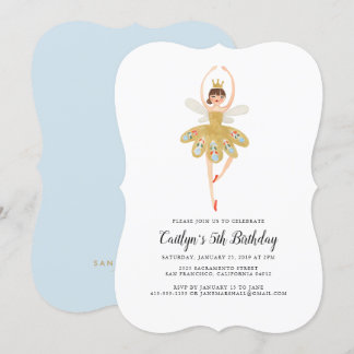 Party Einladung | Ballerina Birthday Party