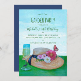 Party Einladung Birthday Garden