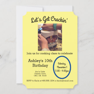 Party Einladung der Eierkochklasse