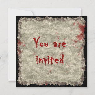 Party Einladung der Horror