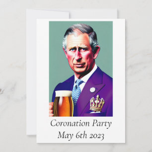 Party Einladung der Krönung