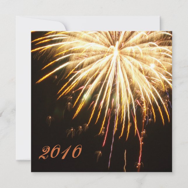 Party Einladung der neuen Jahre (Vorderseite)