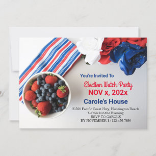 Party Einladung der Wahlnacht