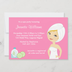 Party Einladung der Wellness-Center