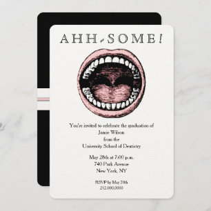 Party Einladung der Zahnarztschule