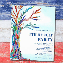 Party Einladung des Amerikanischen Unabhängigkeits Flyer