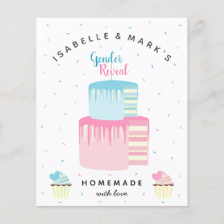 Party Einladung des Blaupink-Kuchen