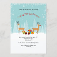 Party Einladung des Boxtages