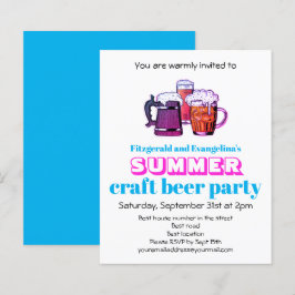 Party Einladung des Handwerks