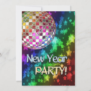 Party Einladung des neuen Jahres