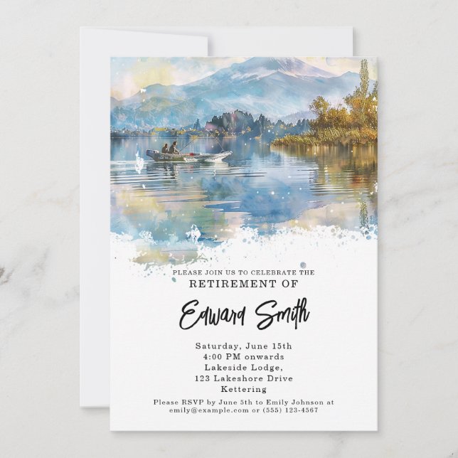 Party Einladung des Ruhestands (Vorderseite)