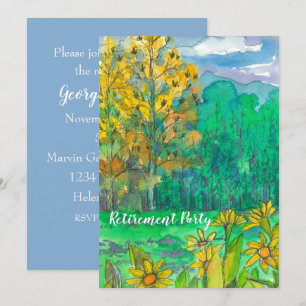 Party Einladung für die Bergregion