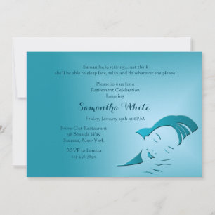 Party Einladung für die Verspätung bei der Altersv