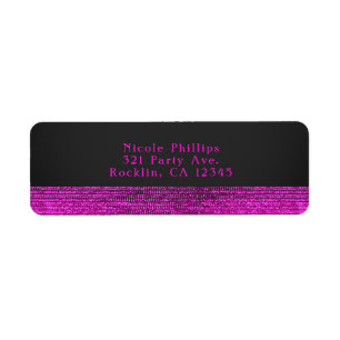 Party Einladung für moderne Glam Sequins