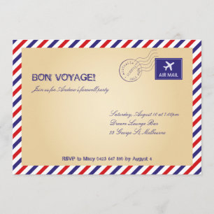 Party Einladung für Reisen/Abenteuer