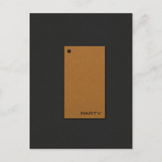 Party Einladung gedreht