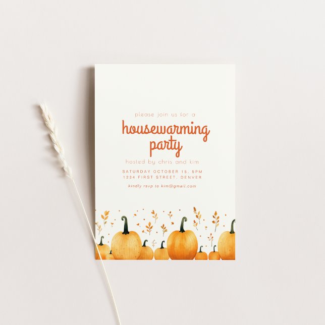 Party Einladung Herbst Themed Housewarming (Von Creator hochgeladen)