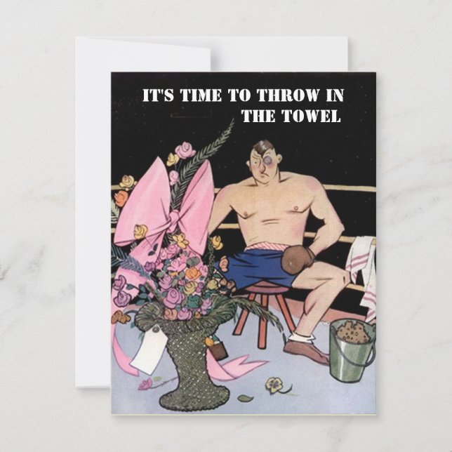 PARTY EINLADUNG in Handtuch (Vorderseite)