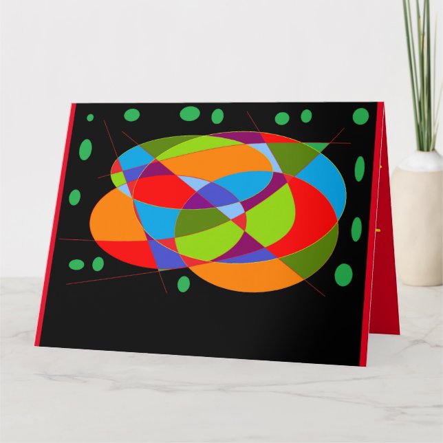 Party Einladung Kartenspass Nachrichten gemischte  (Vorderseite)