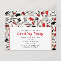 Party Einladung kochen - Vintage Glamour-Küche