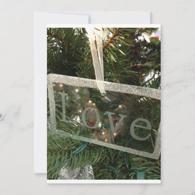 PARTY EINLADUNG "LIEBE" (Vorderseite)