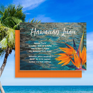 Party Einladung Luau