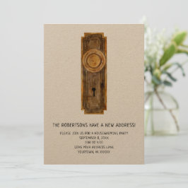 Party Einladung mit Türknopf