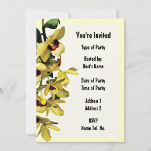 Party Einladung - Orchid-Design