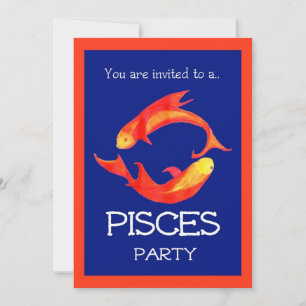 Party Einladung "Pisces"
